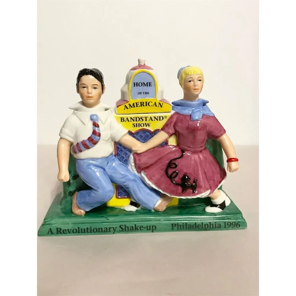 Fitz and Floyd 1996 American Bandstand Novelty Salt & Pepper Shakers - Picture 1 of 6